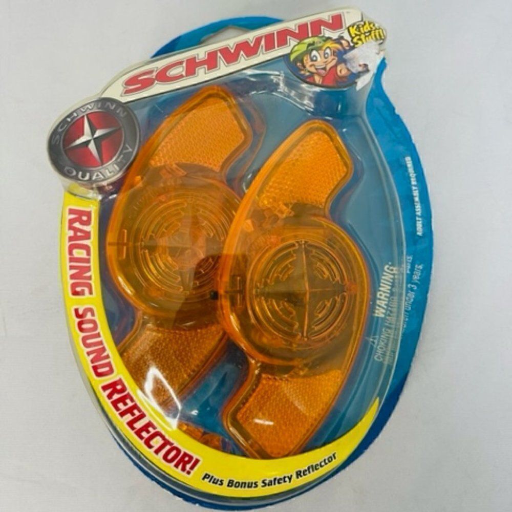 Schwinn Bicycle Racing Sound Reflector Set w/ Real Racing Sounds Bike Tricycle N